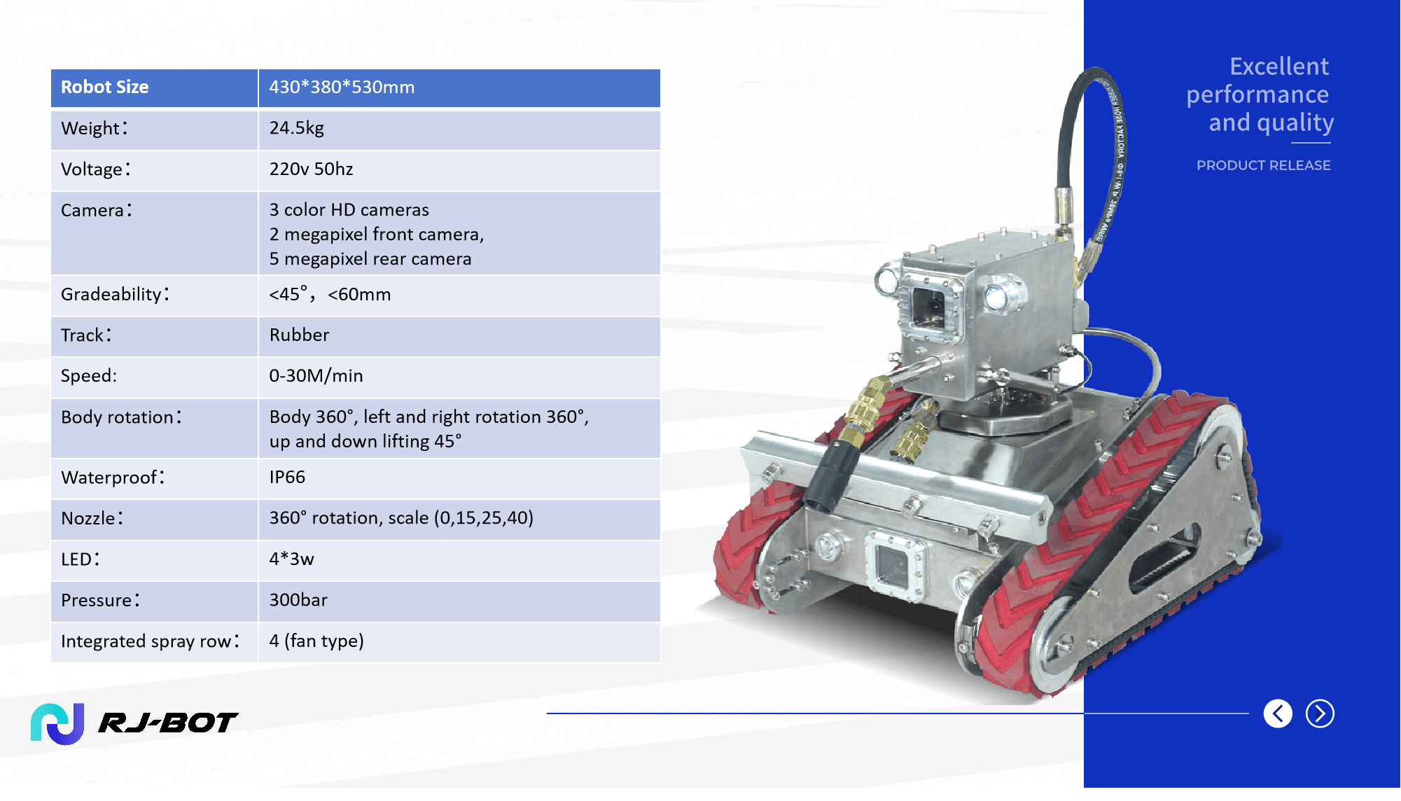 S6 tank cleaning robot &mdash; 6